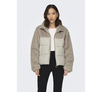 ONLY - ONLWANJA FUR PUFFER MIX JACKET NOOS OTW moonbeam - Gr. - L