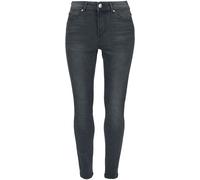 Only ONLWauw Life Mid Jeans schwarz in W32L32