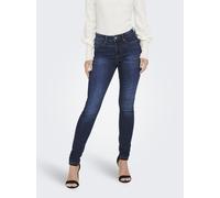 Only Jeans ONLWAUW BJ581 Damen Skinny Fit Baumwollmix Dunkelblau Größe XS/30