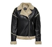 ONLY ONLWILMA Faux Leath Sherpa Jacket CC OTW