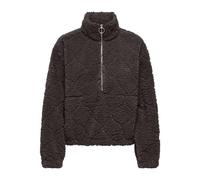 ONLY Fleecepullover in Dunkelbraun - Größe XL | Damen Sweatshirts Jacken