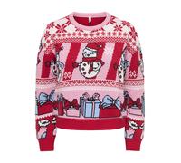 ONLY - ONLXMAS LIGHT LS O-NECK KNT - Gr. - L