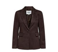ONLY ONLYLVA LIFE L/S FAUX SUEDE BLAZER TLR Damen | BLACK COFFEE | 40