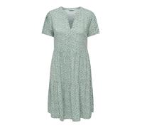 ONLY - ONLZALLY LIFE S/S THEA DRESS NOOS WVN chinois green - Gr. - XL