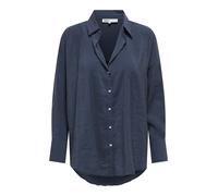 ONLY - ONLZAZIMA L/S LOOSE SHIRT WVN NOOS Blue Nights - Gr. - S