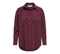 ONLY - ONLZAZIMA L/S LOOSE SHIRT WVN NOOS burgundy - Gr. - S