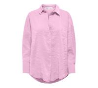 ONLY Hemdbluse ONLZAZIMA L/S Loose Shirt Damen Oversize pink lady XS 84% Modal/16% Polyester