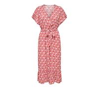 ONLY ONLZILLA ADELE SS LONG DRESS NOOS WVN Damen | EQUESTRIAN RED 547 WARM |