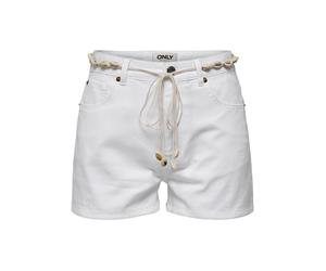 ONLY - ONLZUMA HW SHELL BELT DNM SHORTS BJ white denim - Gr. - L