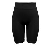 ONLY Women's ONPJAIA Life HW Rib CIR Long Shorts NOOS Sportshorts, Black, XS/S