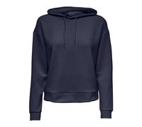 Kapuzensweatshirt ONLY PLAY "ONPLOUNGE LS HOOD SWEAT - NOOS" Gr. XL (42), blau (maritime blue) Damen Sweatshirts (88369330-XL) maritime blue