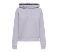 Kapuzensweatshirt ONLY PLAY "ONPLOUNGE LS HOOD SWEAT - NOOS", Damen, Gr. M, beige (evening haze), Sweatware, Obermaterial: 80% Polyester, 15% Viskose, 5% Elasthan, unifarben, sportlich, regular fit no