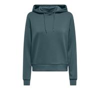 Kapuzensweatshirt ONLY PLAY "ONPLOUNGE LS HOOD SWEAT - NOOS", Damen, Gr. L, mediterranea, Sweatware, Obermaterial: 80% Polyester, 15% Viskose, 5% Elasthan, unifarben, regular fit normal, Rundhals, ang