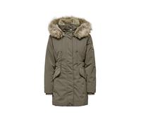 Parka ONLY "ONLNEWPRISKA PARKA CC OTW" Gr. S (36), braun (walnut) Damen Jacken (10443048-S) walnut