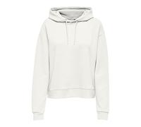 Kapuzensweatshirt ONLY PLAY "ONPLOUNGE LS HOOD SWEAT - NOOS", Damen, Gr. L (40), rot (cloud dancer), Sweatware, Obermaterial: 80% Polyester, 15% Viskose, 5% Elasthan, unifarben, sportlich, regular fit