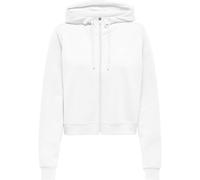 Only Play Lounge Life Short Zip Hood Sweat L Weiß