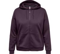 Only Play Lounge Voller Zip Hoody Curvy 44-46 Lila