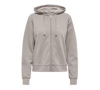 ONLY PLAY - ONPJONI LIFE HOOD FZ LS LOOSE BRUSH SWT pumice stone - Gr. - XS