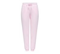 Sweathose ONLY PLAY "ONPLOUNGE HW SWEAT PNT - NOOS", Damen, Gr. S (36), N-Gr, pink, a, boo, Sweatware, Obermaterial: 80% Polyester, 15% Viskose, 5% Elasthan, unifarben, sportlich, regular fit knöchell