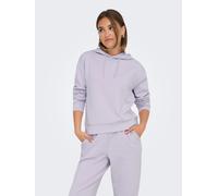 Kapuzensweatshirt ONLY PLAY "ONPLOUNGE LS HOOD SWEAT - NOOS", Damen, Gr. XS, beige (evening haze), Sweatware, Obermaterial: 80% Polyester, 15% Viskose, 5% Elasthan, unifarben, regular fit normal, Rund