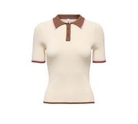 ONLY Poloshirt ONLMEDDI beige | XL