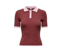 ONLY Poloshirt ONLMEDDI dunkelrot | XS