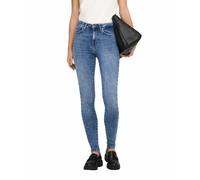 Only Damenjeans ONLPower Mid Push Up Skinny Fit Blau Denim Größe M