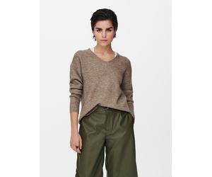 ONLY Pullover "Camilla" in Braun - Größe M | Damen Pullover Cardigans