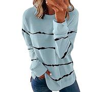 only Pullover Damen gestreift Sweatshirt Kragen Damen Hoodie Damen Oversize cool Kangaroos Jacke Damen Winter roter Mantel Damen Marie Lund Langarmshirt Damen Basic blau Weihnachtshemd Flanellhemd