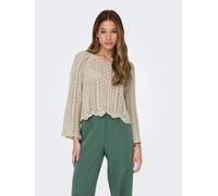 ONLY Pullover in Beige - Größe M | Damen Pullover Cardigans