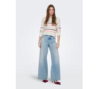 ONLY ONLIBI LS STRIPE O-NECK CC KNT, L