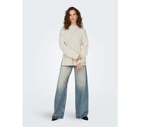 ONLY ONLLEISE Freya LS High Neck KNT Damen / WHITECAP GRAY /