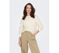 ONLY Pullover in Creme - Größe S | Damen Pullover Cardigans