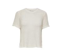 Only Damen Strickpullover SUNNY – Kurzarm, Regular Fit – Cloud Dancer – Größe S