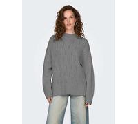 ONLY ONLLEISE Freya LS High Neck KNT Damen / MEDIUM GREY MELANGE /