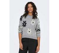 ONLY Damen Onlfreesia Ls Flower O-Neck KNT Noos Onlfreesia Ls Flower O-Neck KNT Noos (1er Pack)
