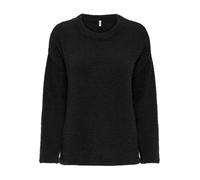 ONLY Damen Pullover ONLPETRA LS LOOSE O-NECK CC KNT (DE/NL/SE/PL, Alphanumerisch, XS, Regular, Regular, black)