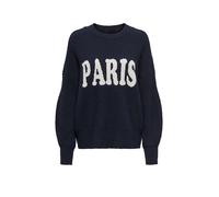 Only Regular Fit Strickpullover mit Wollanteil Modell 'JERICO' in Marine, Größe XL