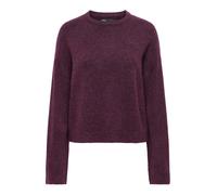 ONLY Pullover 'Simoni Langarm Rundhals' - Mauve Wine meliert / S