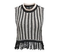 ONLY Pullunder in Creme - Größe M | Damen Pullover Cardigans