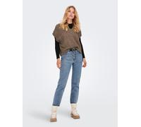 ONLY Pullunder in Hellbraun - Größe L | Damen Pullover Cardigans
