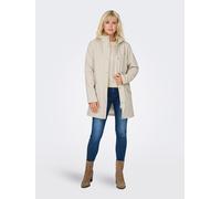 ONLY Regenjacke "ONLSALLY" in Creme - Größe S | Damen Outdoorjacken