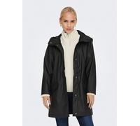 ONLY Damen Regenjacke ONLElisa Regen-Mantel mit Kapuze 15261734 Black XS