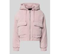 Only Regular Fit Bomberjacke mit Kapuze Modell 'SUVA' in Rosa, Größe XL