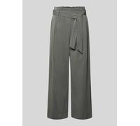 ONLY Regular Fit Bundfaltenhose aus Viskose-Mix Modell 'MARSA' in Schilf, Größe XL