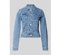 Only Regular Fit Jeansjacke aus Baumwoll-Mix Modell 'WONDER' in Jeansblau, Größe S