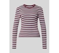 ONLY - ONLVAL L/S O-NECK STRIPE TOP JRS Fig - Gr. - M