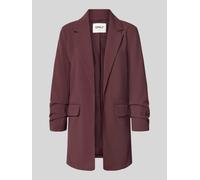 ONLY Regular Fit Longblazer mit 3/4-Arm Modell 'KALINA' in Bordeaux, Größe 42