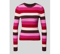ONLY Regular Fit Pullover aus Viskose-Mix Modell 'IBI' in Bordeaux, Größe S