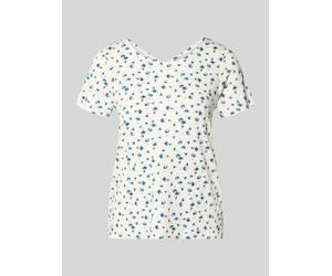 Only Regular Fit T-Shirt aus Viskose-Mix Modell 'BERA' in Weiss, Größe M